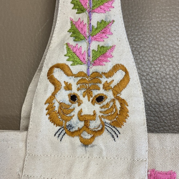 Dhonk Crafts Handbags - Tiger Bag - Embroidered  from India